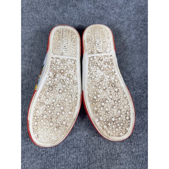 Pokemon-Themed Slip-On Shoes 4Y Ground Up Multicolor Design Red Sole Casual Kids - Picture 3 of 16